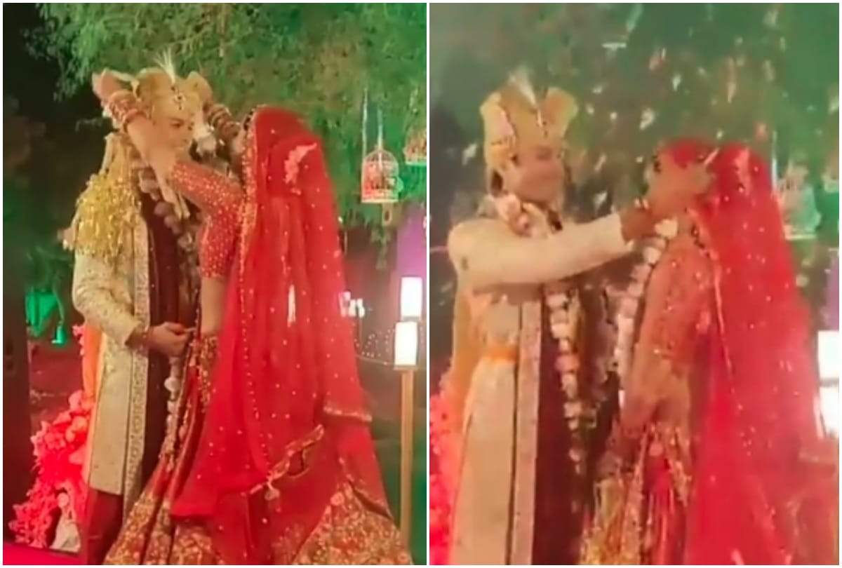 TV actress Kundali Bhagya Ruhi Chaturvedi and Choti Sarrdaarni Shivendraa married in Jaipur
