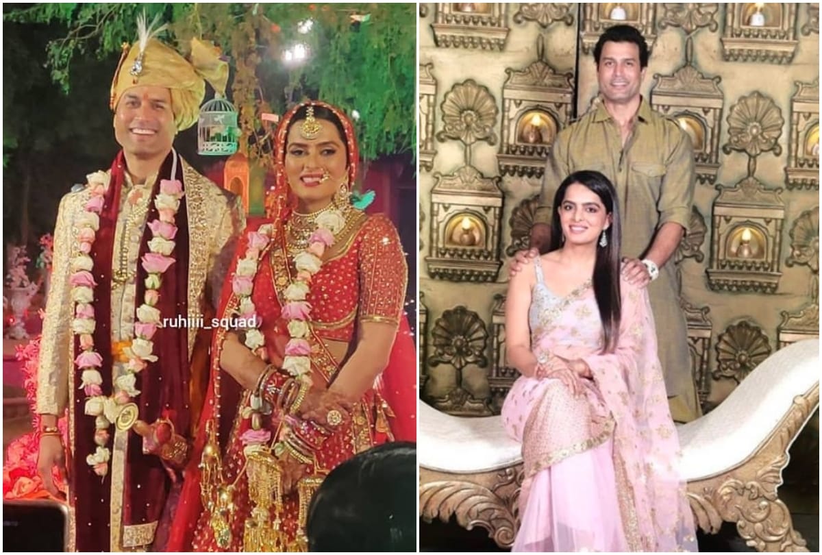 TV actress Kundali Bhagya Ruhi Chaturvedi and Choti Sarrdaarni Shivendraa married in Jaipur