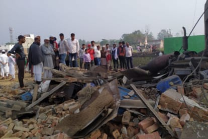 sevral workers injured  by boiler explosion in a Jeans manufacturing factory in Bijnor