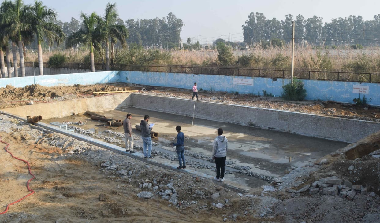 swiming pool start in 2020