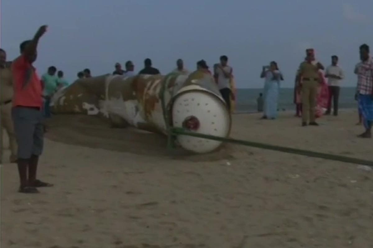 Used fuel tank of PSLV rocket launcher sent to ISR0