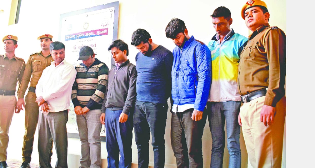 fake call center in gurugram police bust racket cheating youth in name of jobs