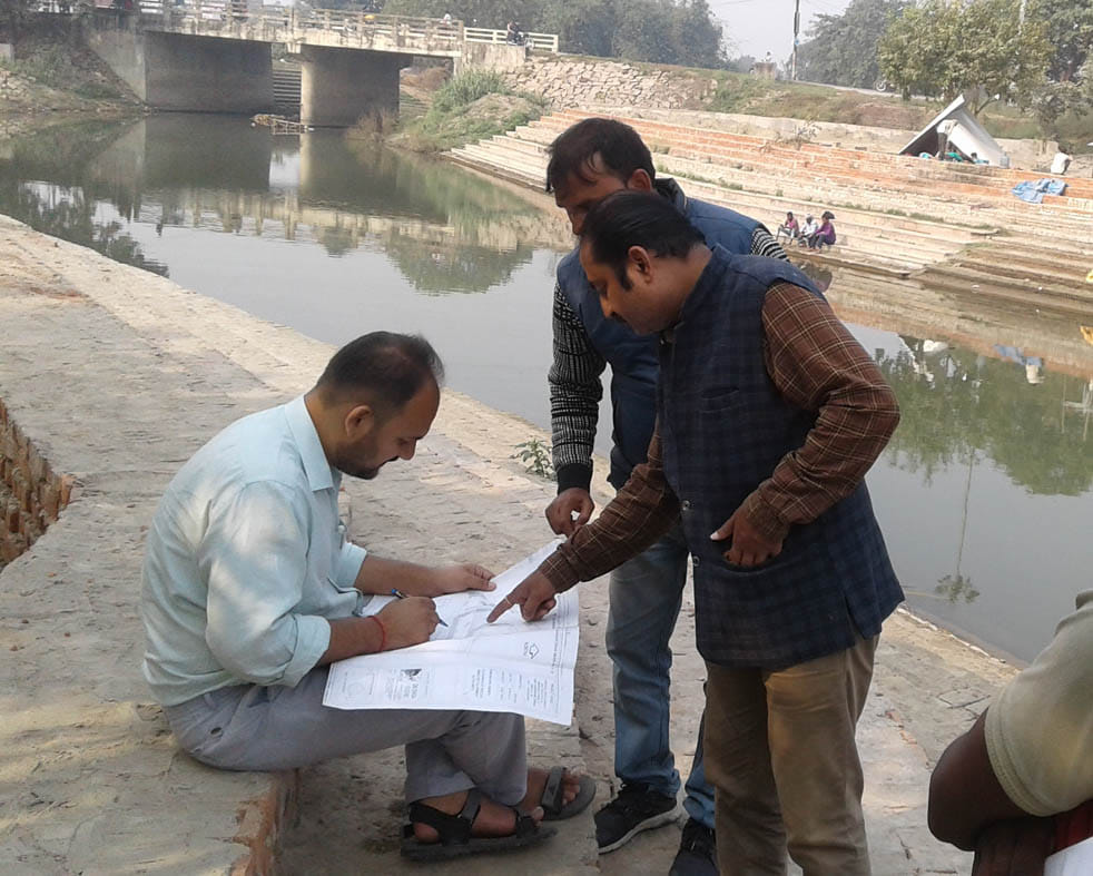 joint majestrate inspected karuna sagar project