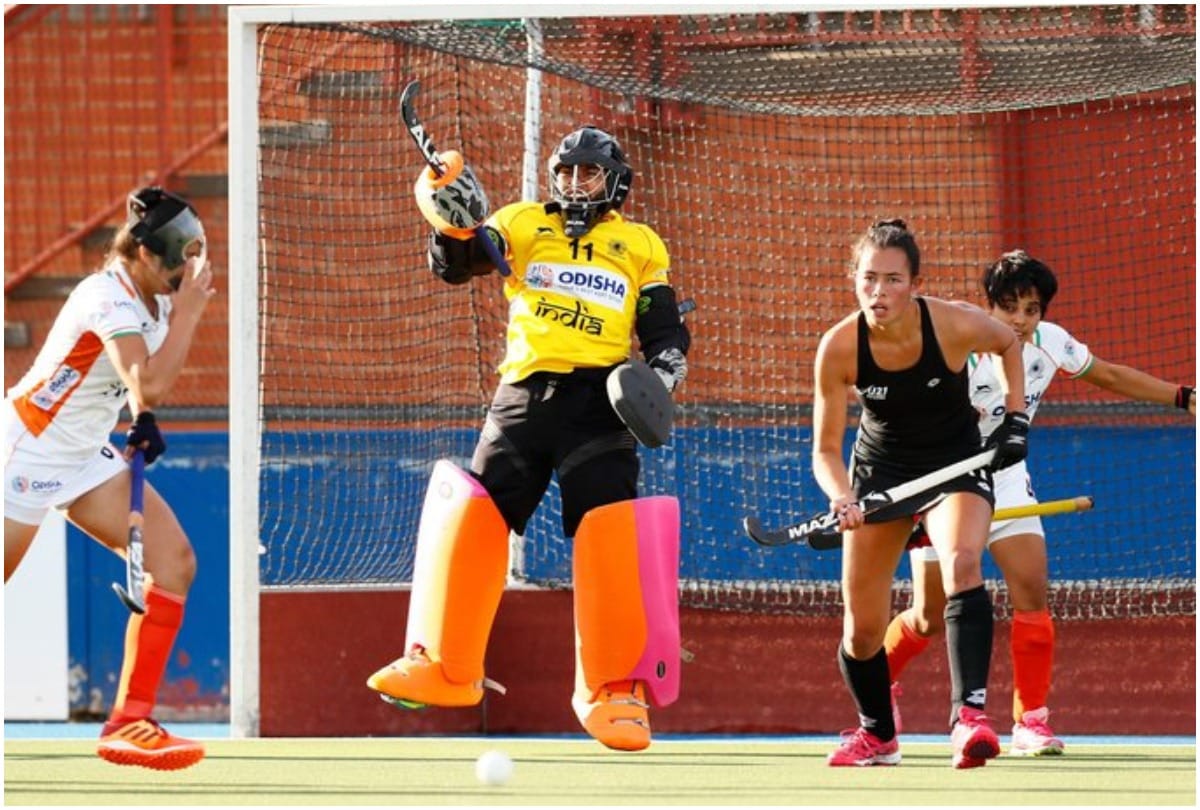Indian junior women team beats New Zealand  in Three Nation hockey tournament
