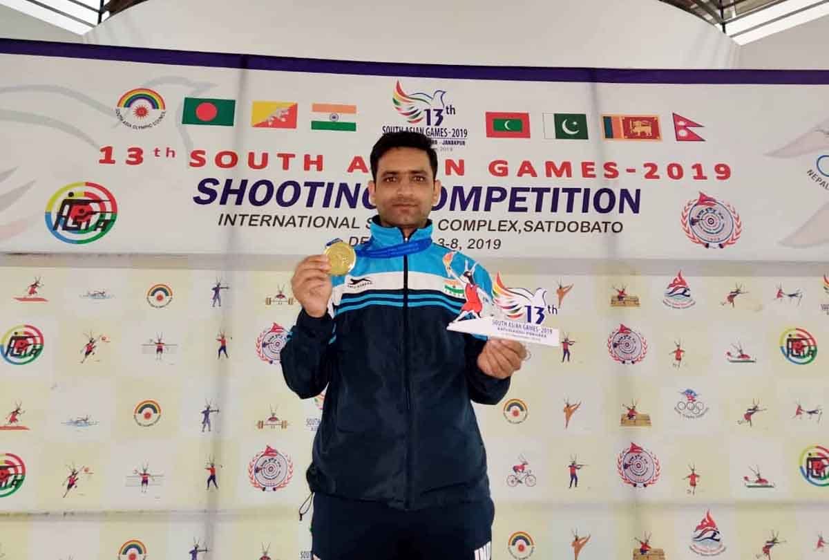 Chain Singh of Doda, Jammu and Kashmir won gold medal in South Asian Games