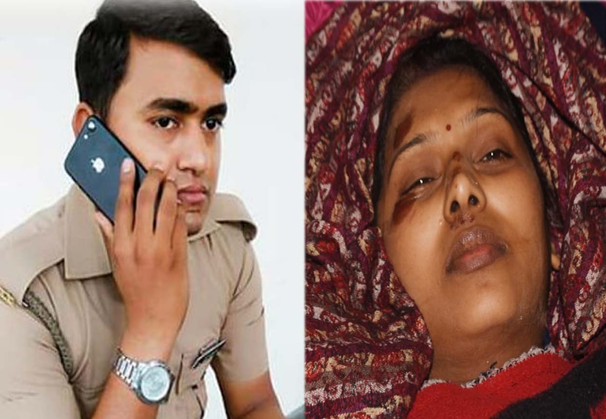 Wife try to committed suicide after Constable death in kanpur uttar pradesh