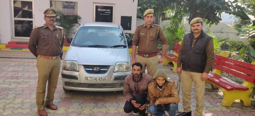 Two members of interstate vehicle thief gang caught in encounter