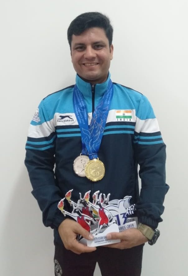 Yogesh of Rohtak gave the country gold and silver medals in shooting