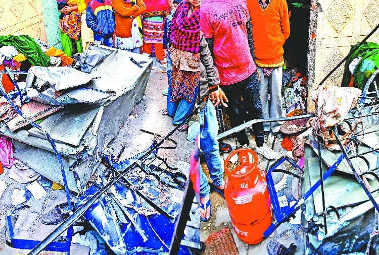 Cylinder Burst at a house in Chandigarh, one person died