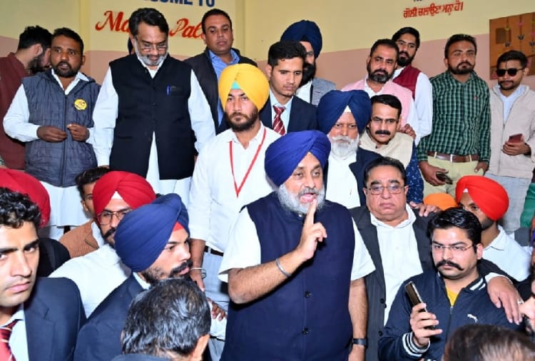 Sukhbir Singh Badal target on Punjab government