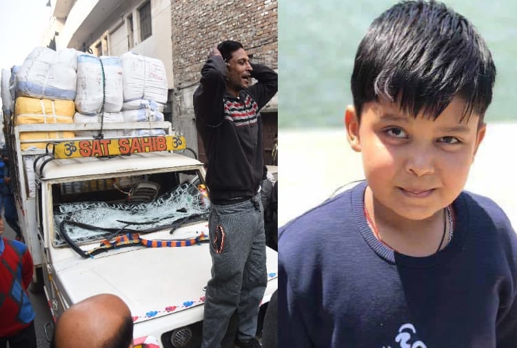 Bolero crushed six year old student in Punjab's Ludhiana