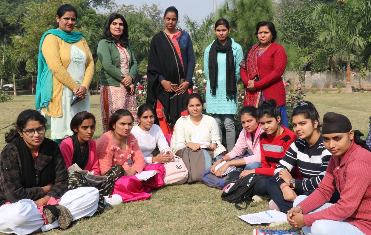 samwad, programme, girls