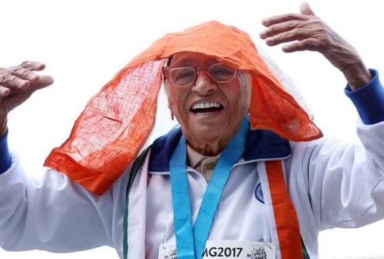 Vetern Athlete Mann Kaur Wins Gold Medals in Asia Masters Athletics Championship