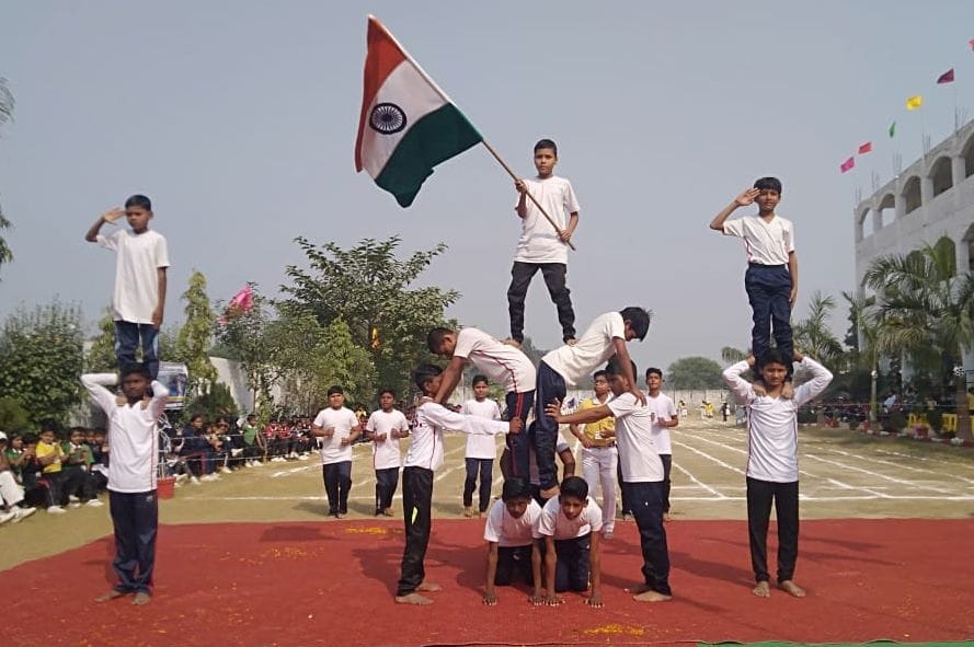 Blue in Kabaddi and Red House became winner in Kho-Kho