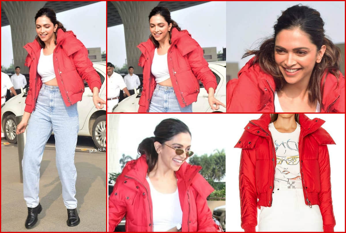 The price of Deepika Padukone's red jacket gives you winter chills