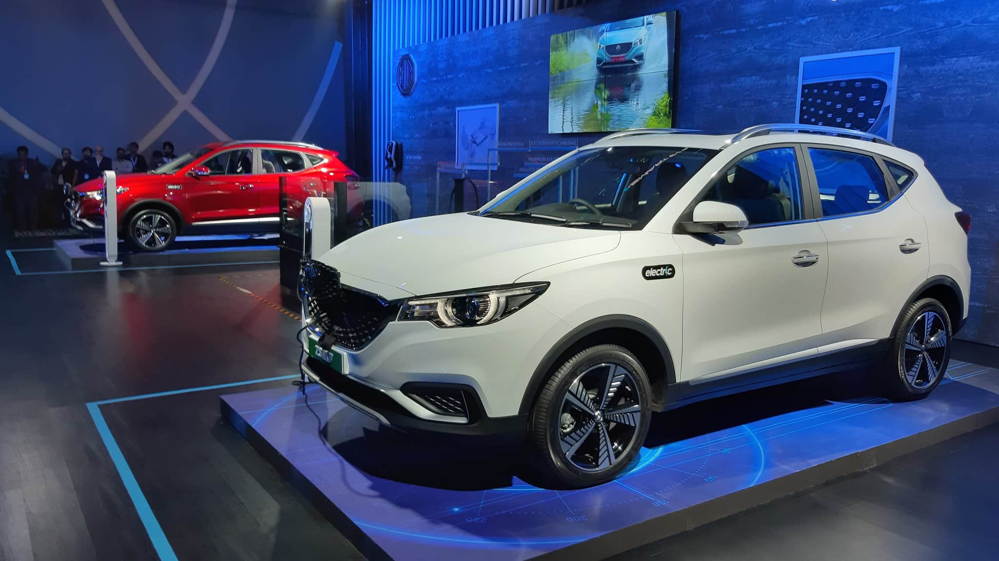 Hyundai Kona EV rival MG ZS EV Unveiled in India, called India's first pure electric internet SUV