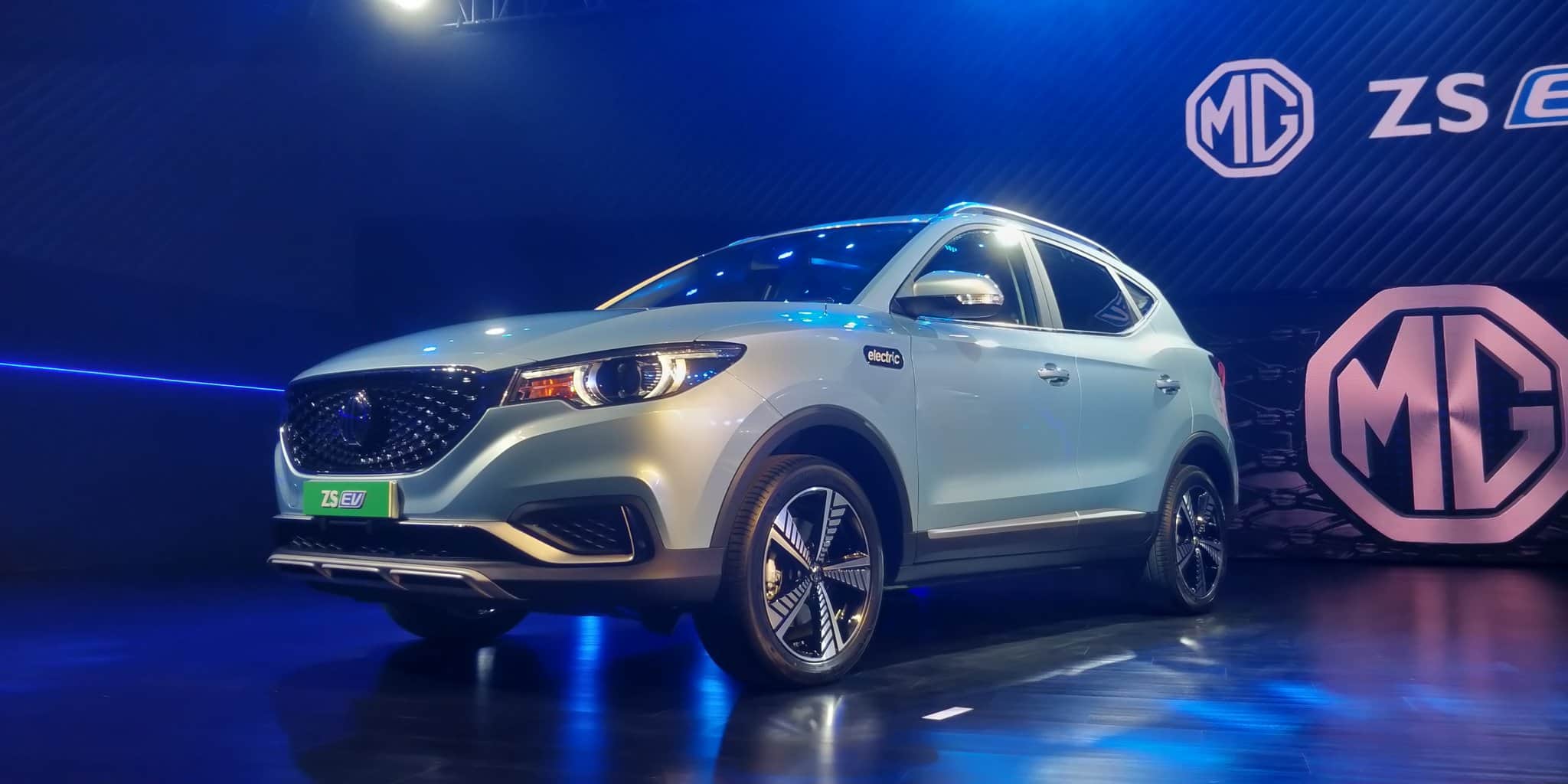 Hyundai Kona EV rival MG ZS EV Unveiled in India, called India's first pure electric internet SUV