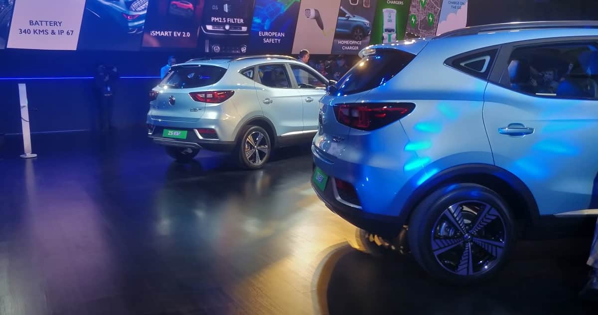 Hyundai Kona EV rival MG ZS EV Unveiled in India, called India's first pure electric internet SUV