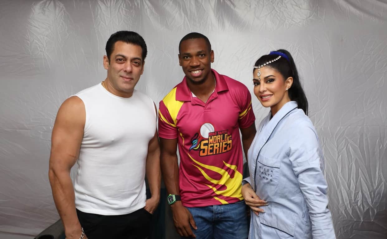 Jacqueline Fernandez and salman Khan Photos with Jamaican sprinter Yohan Blake are viral