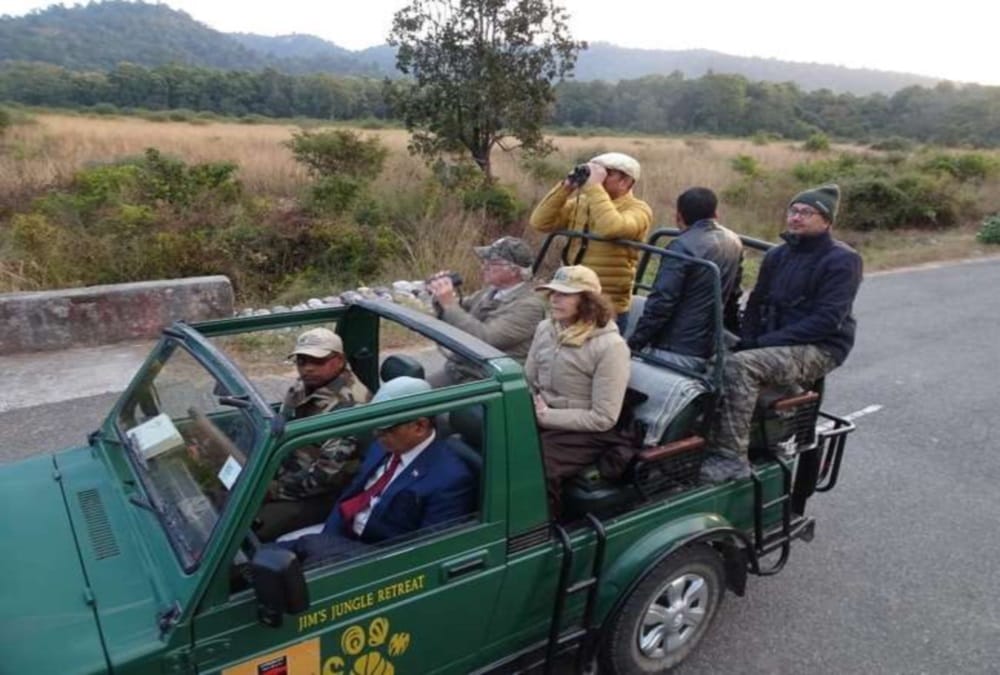 Queen of Sweden reached gujjar basti and demand kheer to eat in corbett national park