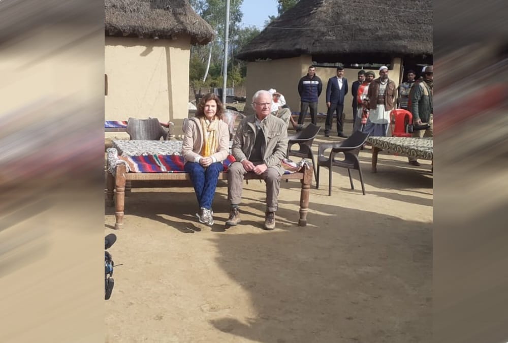 Queen of Sweden reached gujjar basti and demand kheer to eat in corbett national park
