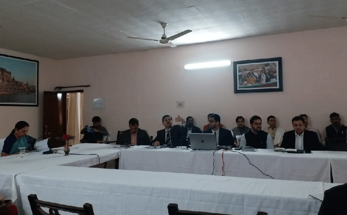 Governor anandi ben patel said wow very beautiful seeing presentation Kashi Vishwanath Corridor 