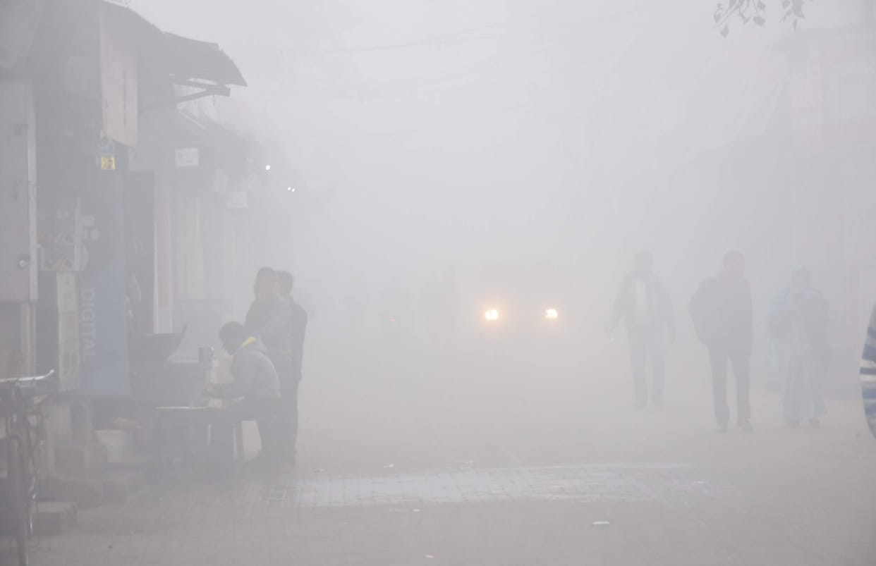 fogg make a problem for higway and rail route traffic