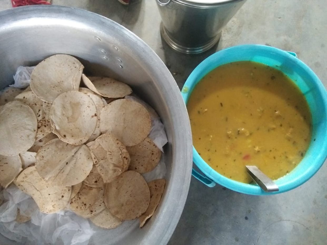Girls refused to eat mid-day meal