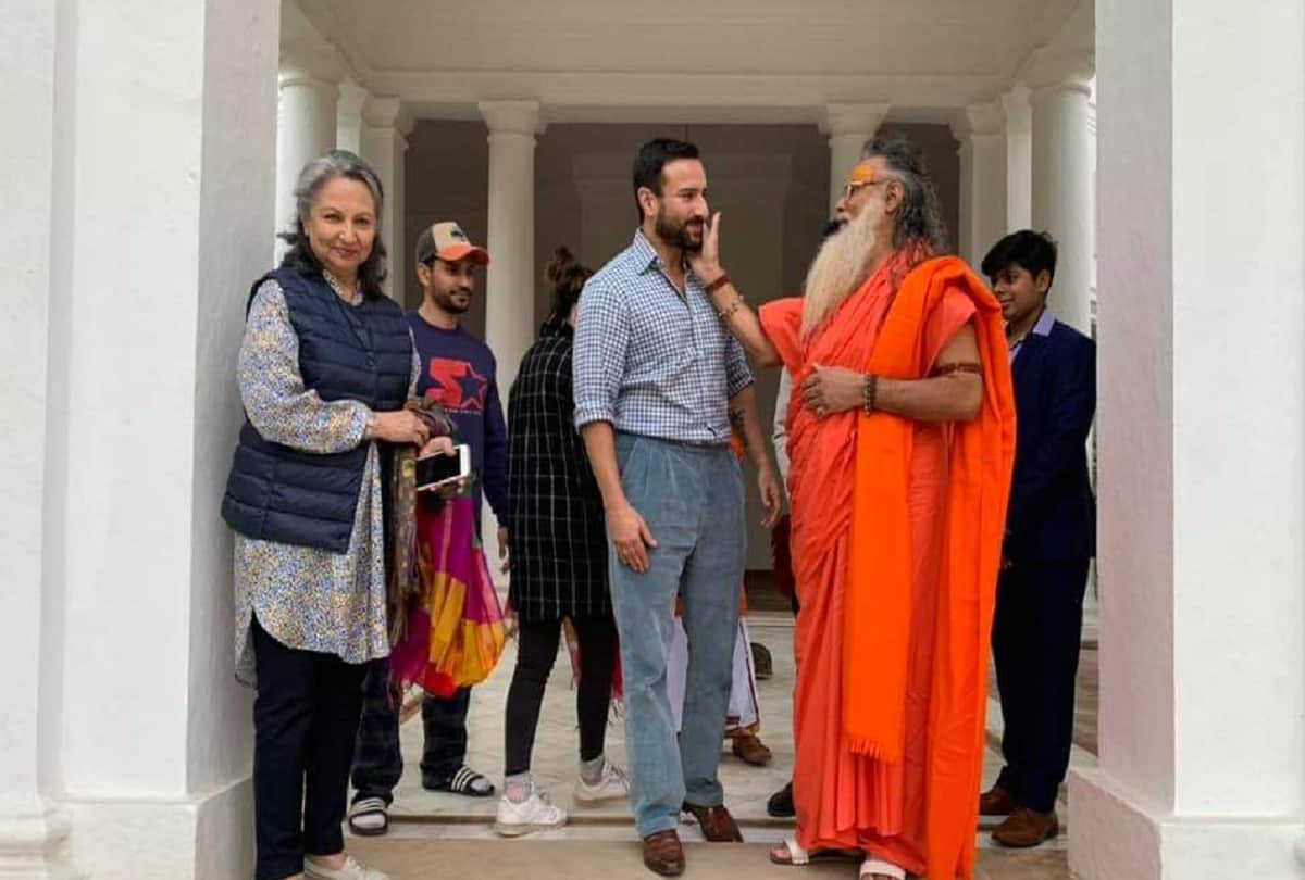 Taimur ali khan showing his swag in Pataudi Palace