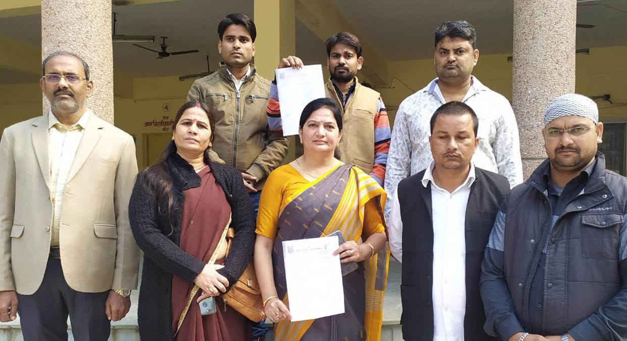 Seeks compensation for family of victim of Hyderabad