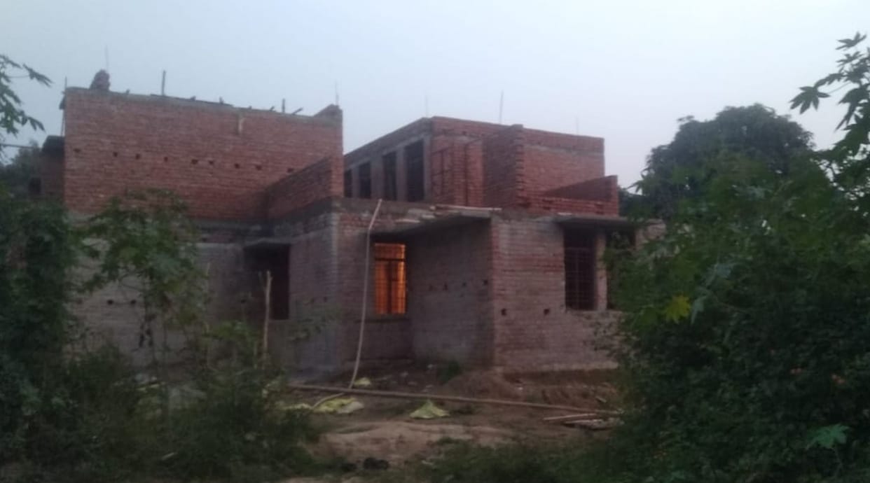 The team investigating the construction of hostel scandal in Jayaprabha village