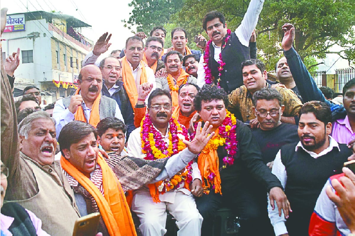 Nomination have on 34 posts by Naveen Gupta for Sanyukt Vyapaar Sangh at Meerut