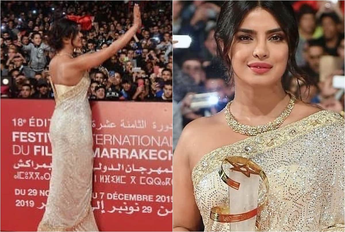 priyanka chopra wear saree on many occasions with nick jonas