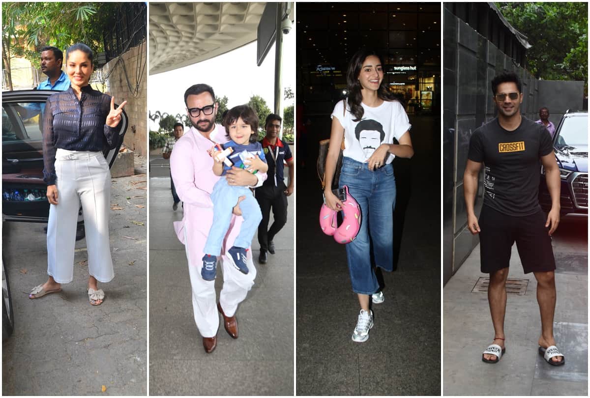 Spotted Taimur Ai Khan Saif Ali Khan Kiara Advani Salman Khan Dabangg 3 Sunny Leone Sonakshi Sinha