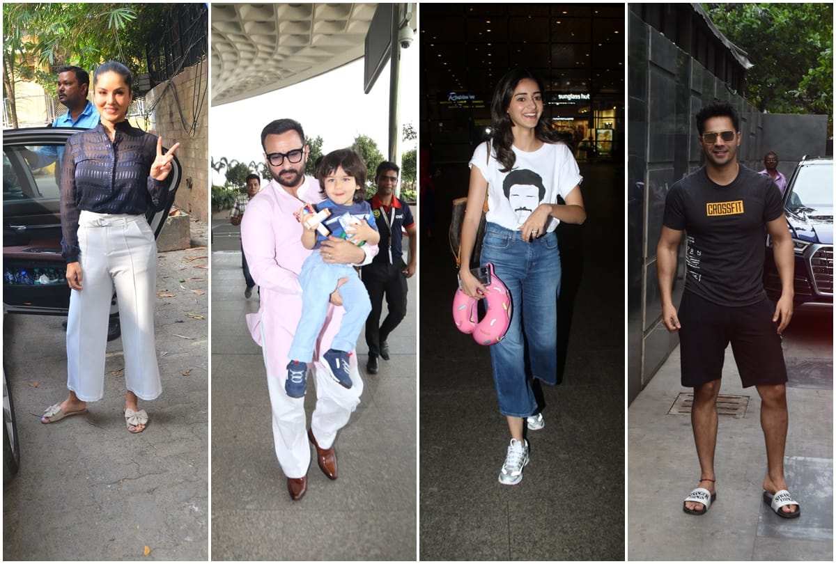 Spotted Taimur Ai Khan Saif Ali Khan Kiara Advani Salman Khan Dabangg 3 Sunny Leone Sonakshi Sinha