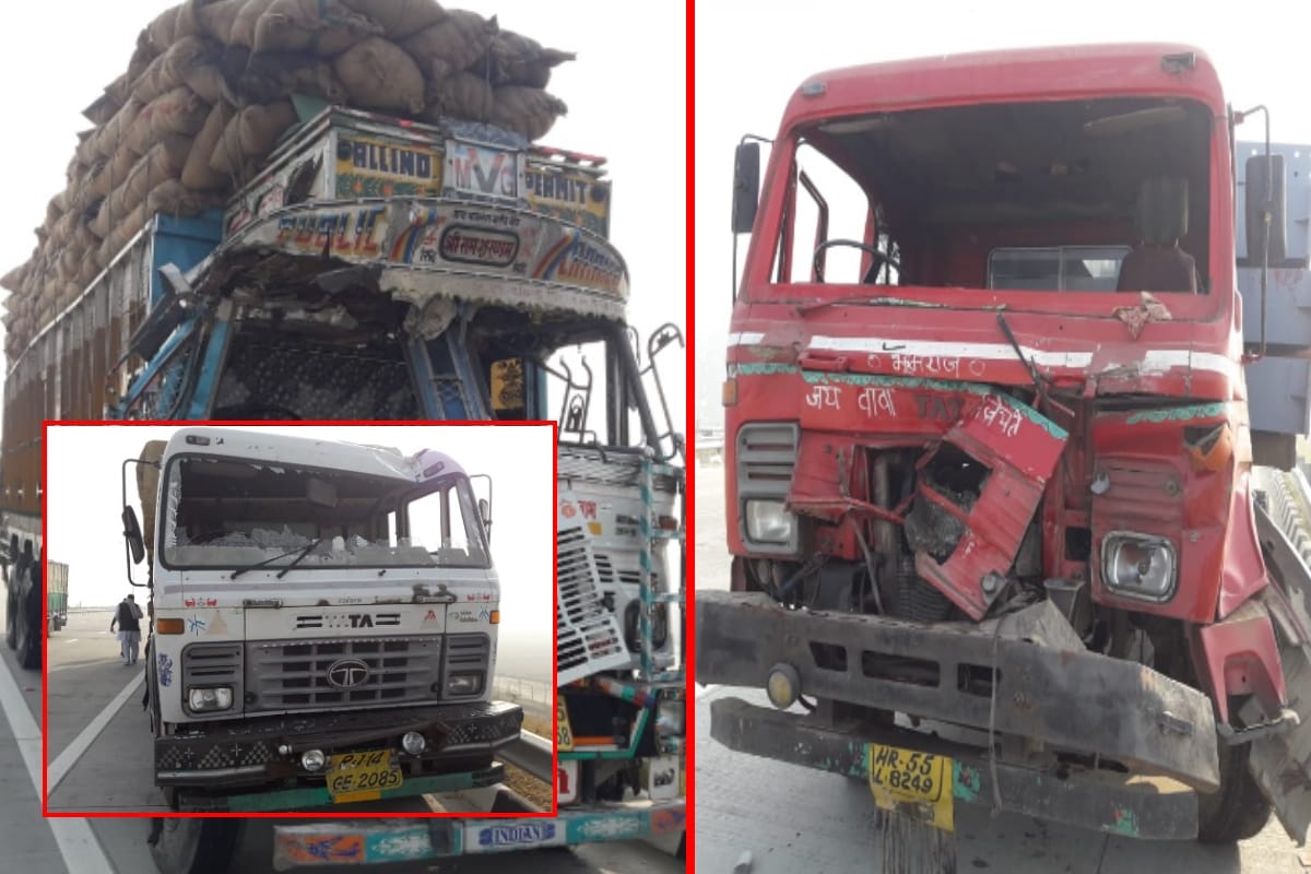one died and several in an accident on eastern peripheral expressway in baghpat