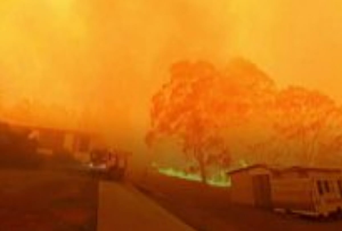 Australia bushfires combine to form mega fire in Sydney