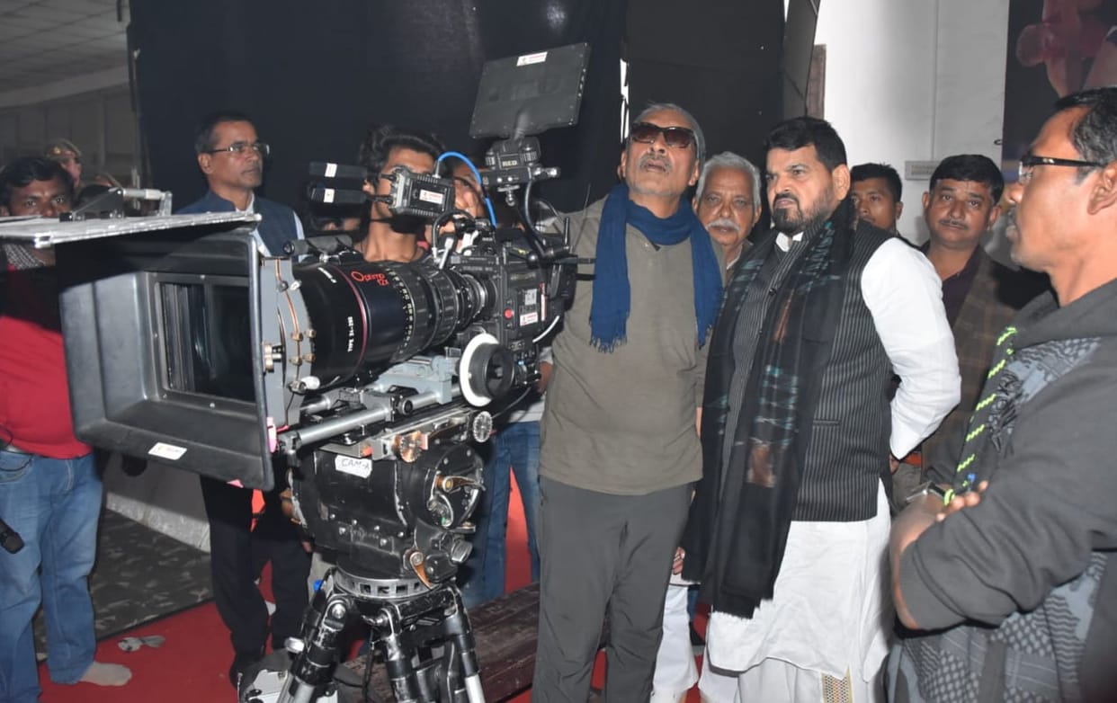 Shooting of the film started in Nandini's wrestling building
