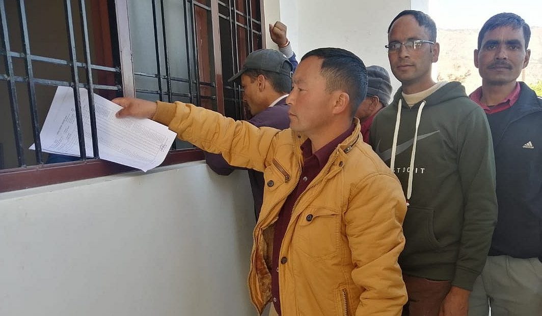 Sale of 269 application letters of ward members in Monakot