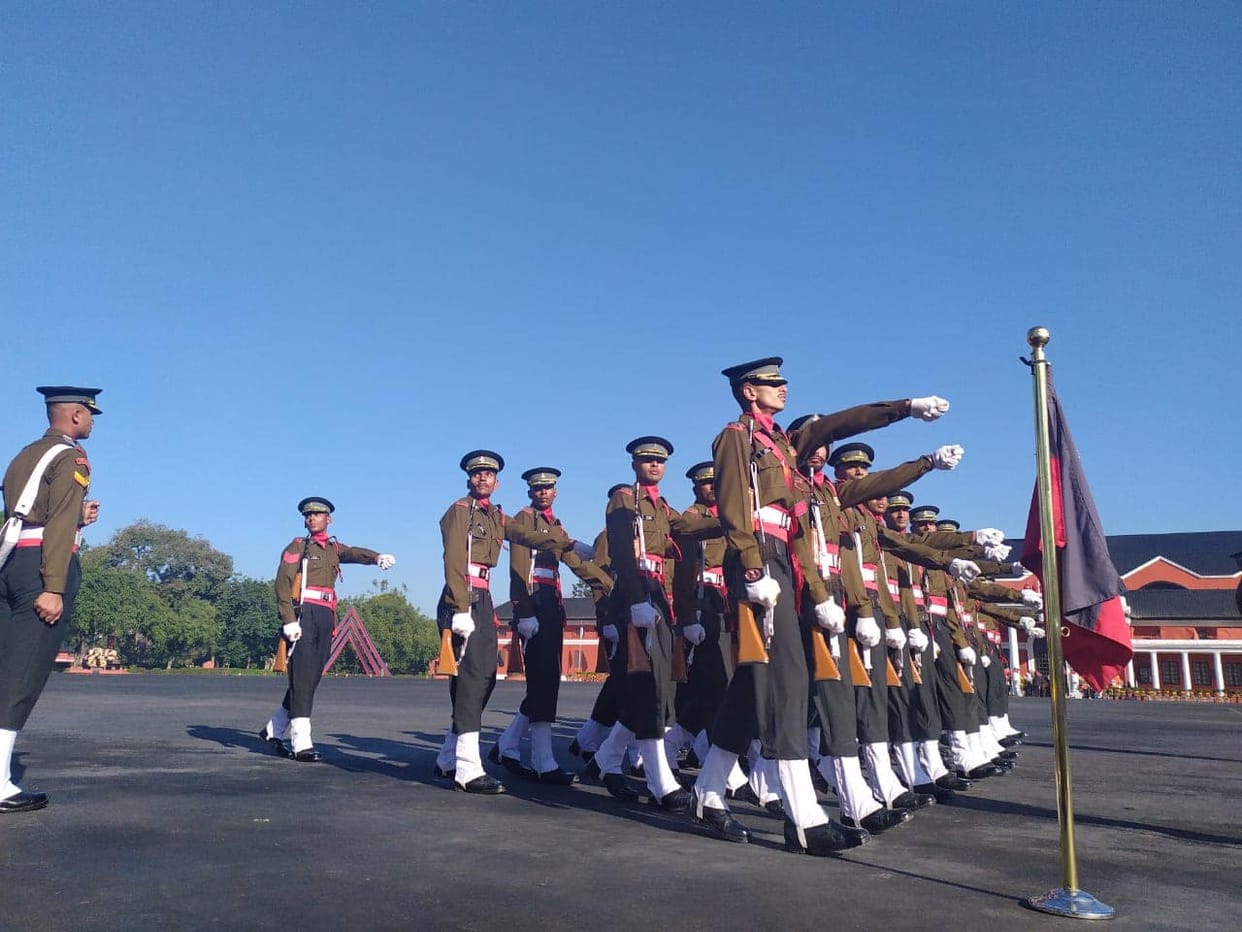 IMA POP 2021: Gentlemen cadets made a great move in the parade today