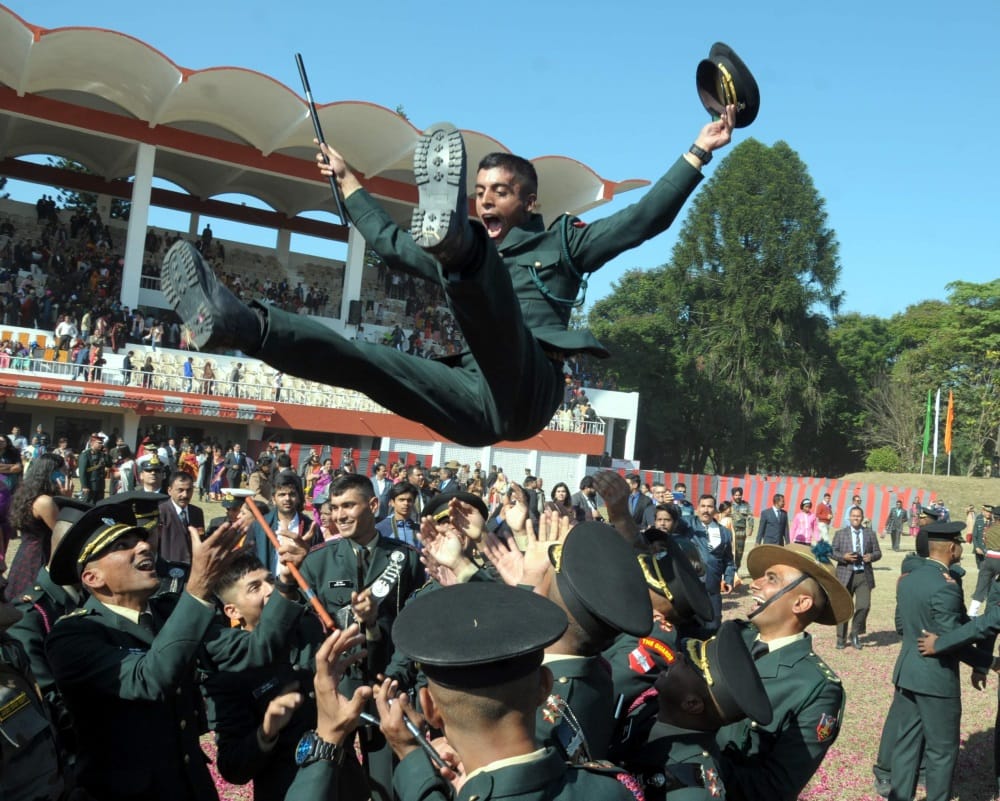 IMA POP 2019:  india army get 306 new officer celebration photos