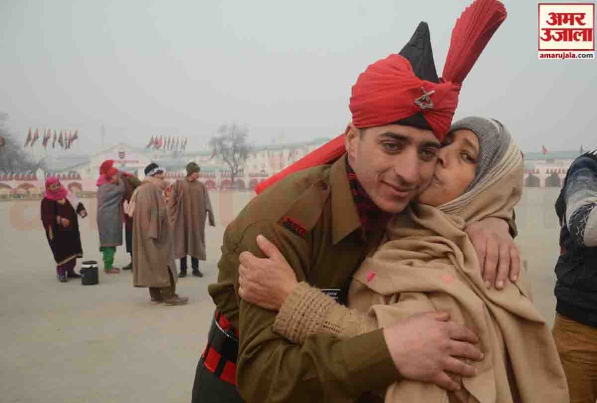 Jammu Kashmir Light Infantry regiment passing out parade, Jawan meet their families