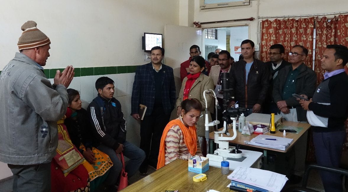 DM inspected the district hospital
