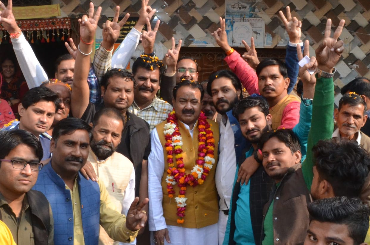 B J P leader, disttrict precident, etah