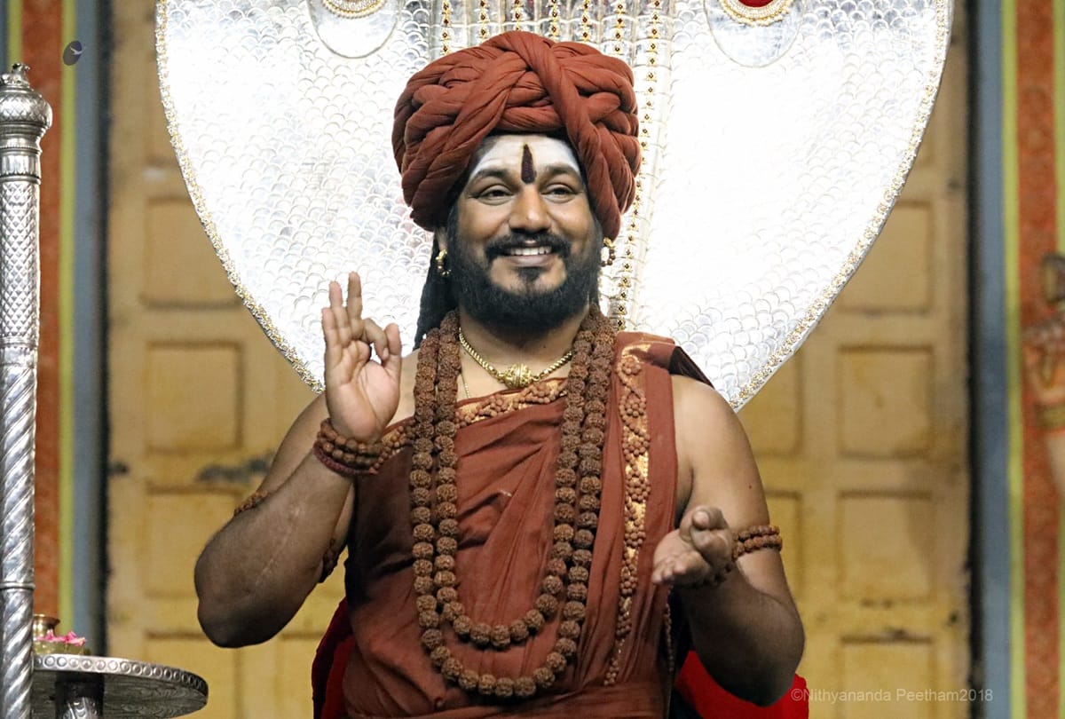 Nityananda giving Kailasa citizenship to Hindus, shared e-form on Twitter