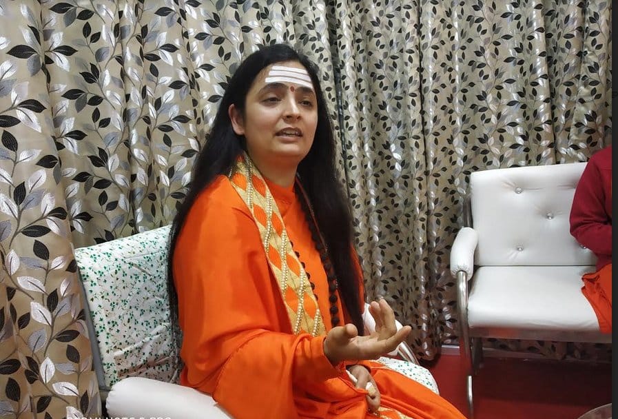exclusive interview of divya jyoti jagriti sansthan world famous Narrator Sadhvi Aastha Bharti