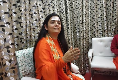 exclusive interview of divya jyoti jagriti sansthan world famous Narrator Sadhvi Aastha Bharti