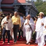 BS Yediyurappa visited Sri Manjunatha Swamy Temple