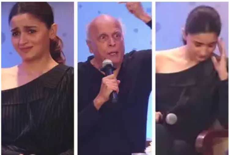 alia bhatt uncomfirtable when his father mahesh bhatt heated speech at shaheen bhatt book launch