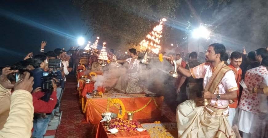 Sayi Arti on the lines of Ganga in Xi, Varahi Dham resonated with cheer